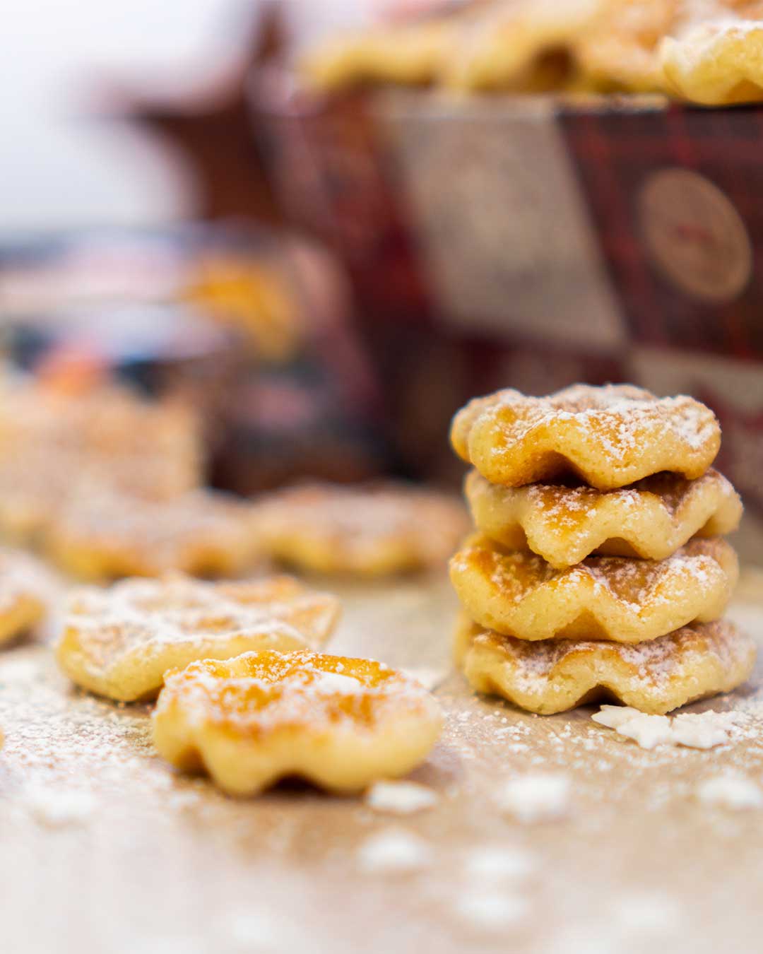 Tonka-Waffelplätzchen – Kekse backen ohne Backofen!