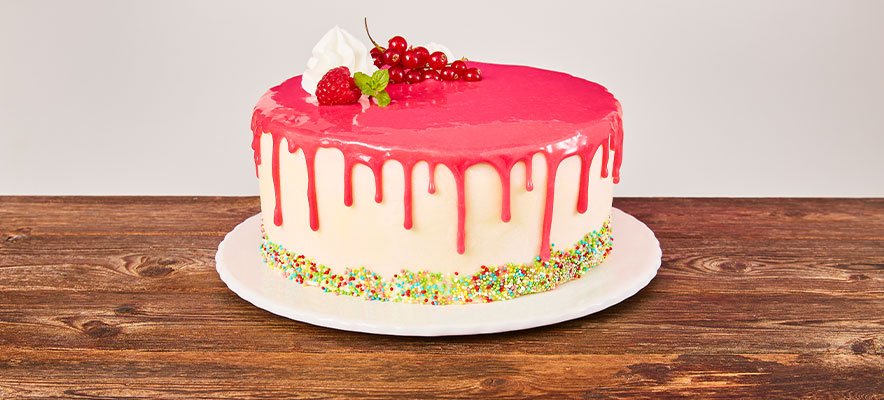 Ruf Drip Cake Glasur Pink