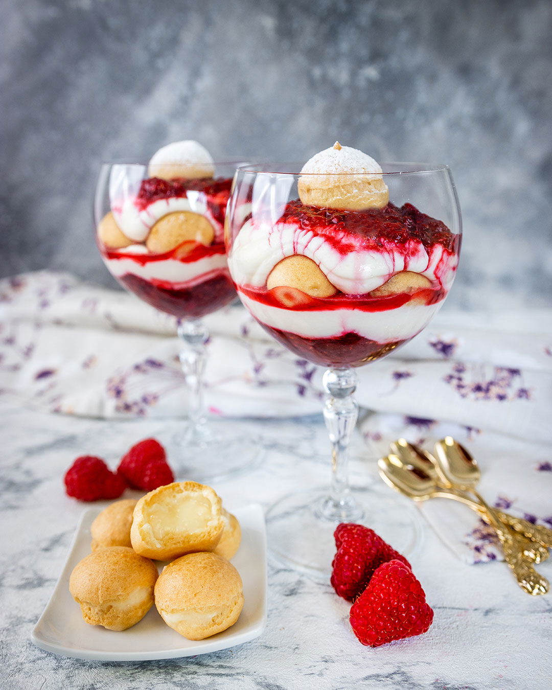 Windbeutel Dessert Rezept - in nur 10 Minuten