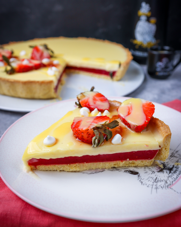 Eierlikör Pannacotta Tarte Rezept I perfekt für das Osterfest