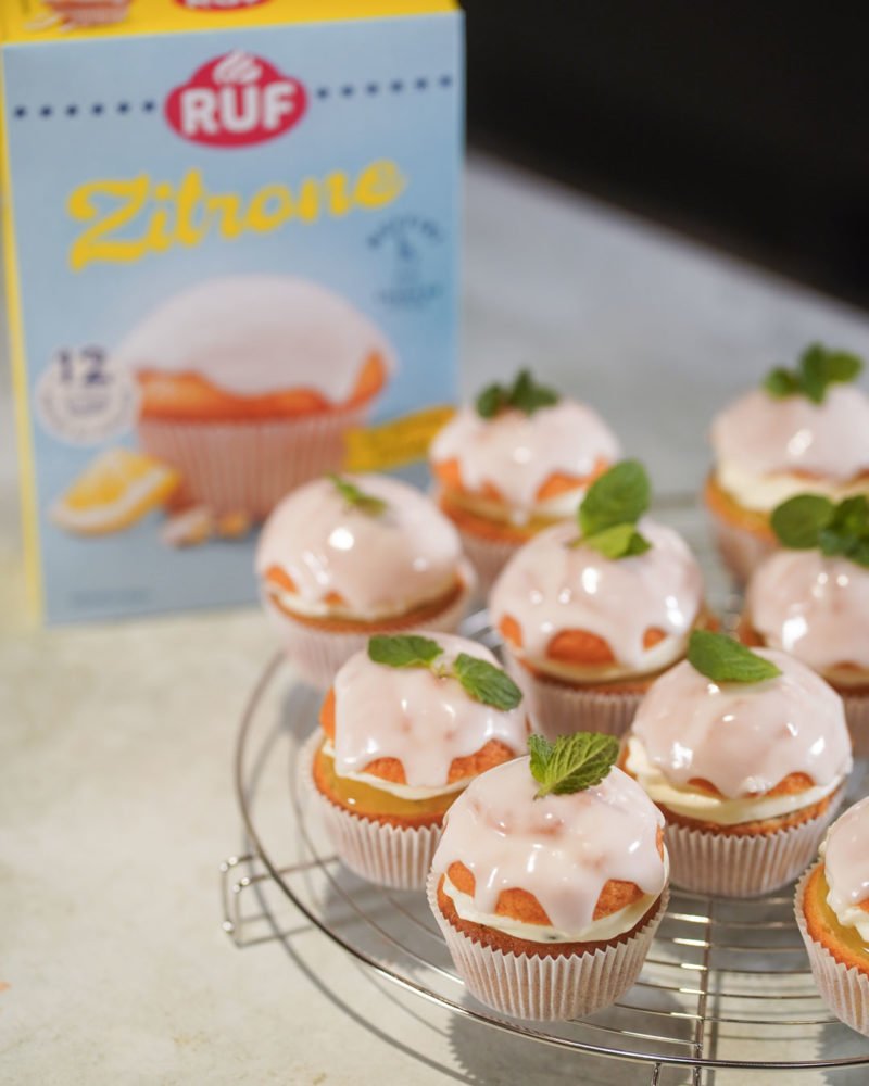 Zitronen Holunderblüten Cupcakes Rezept