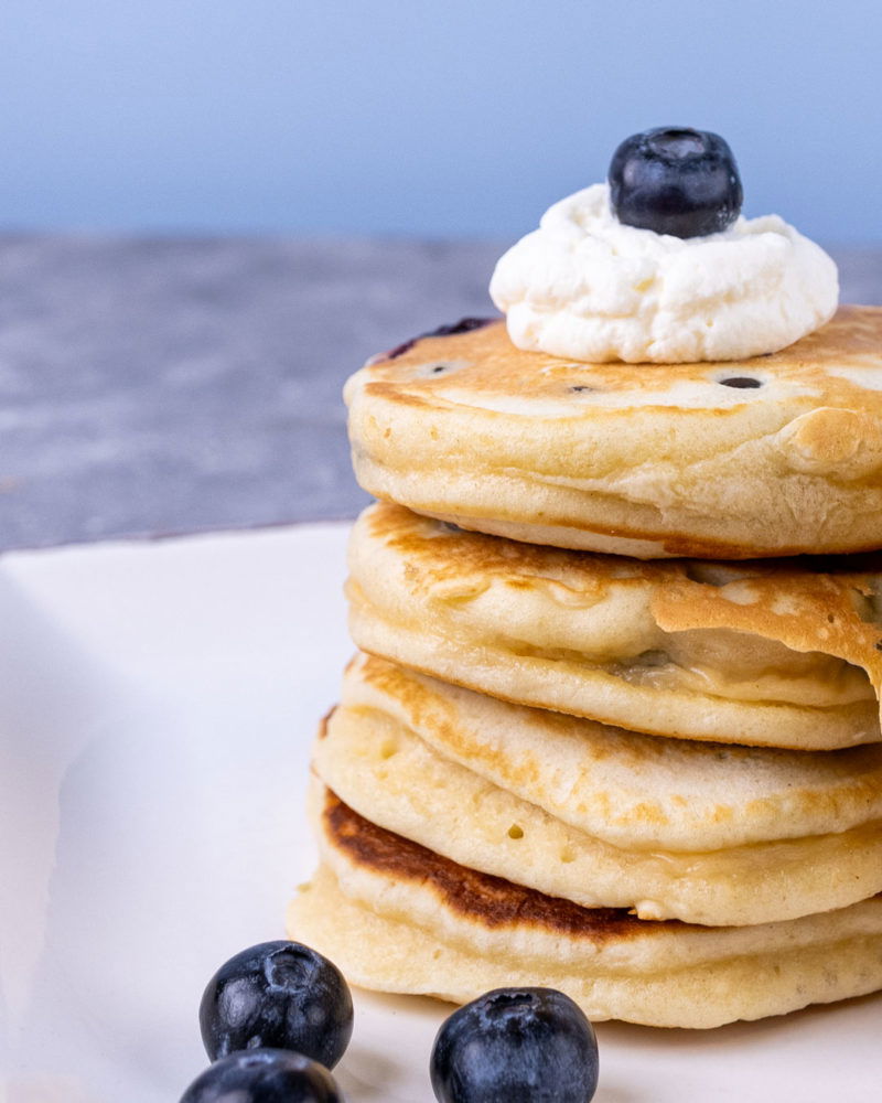 Blueberry-Buttermilk Pancakes