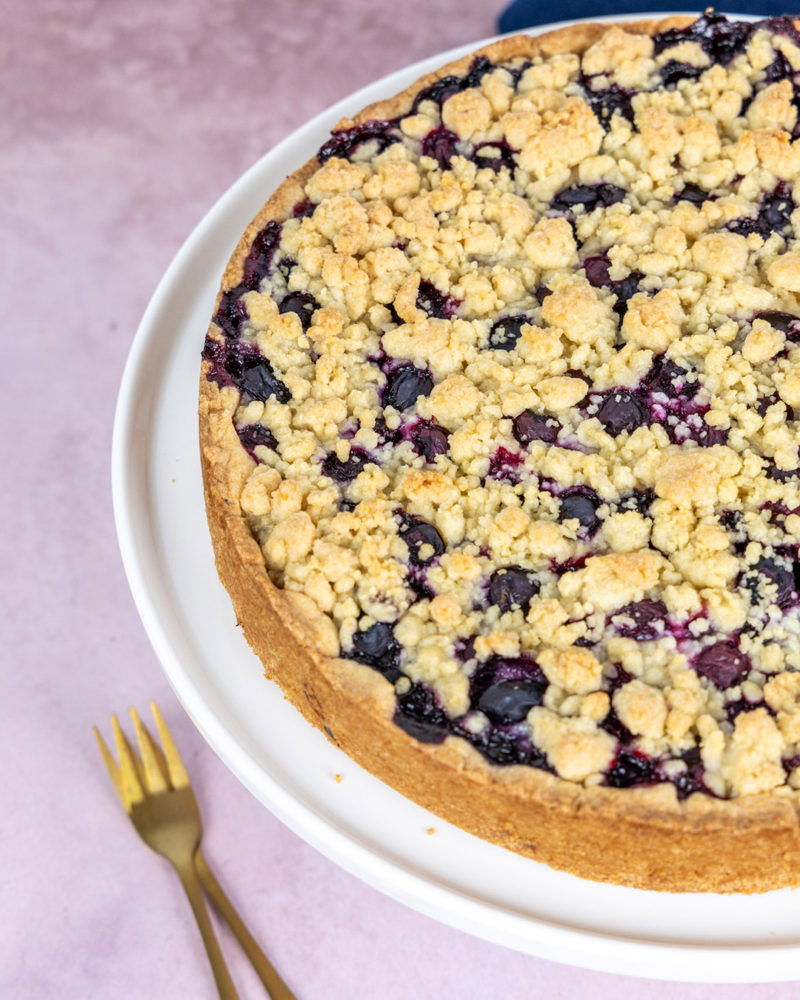 Blaubeerkuchen mit Streusel Rezept