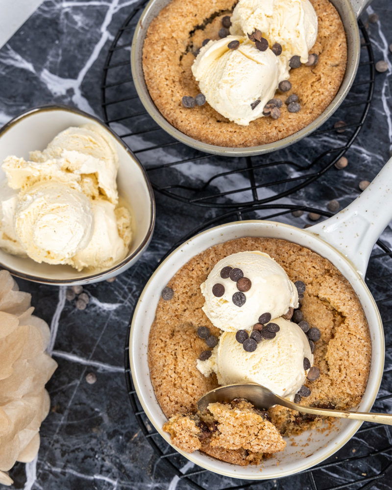 Skillet Chocolate Chip Cookies