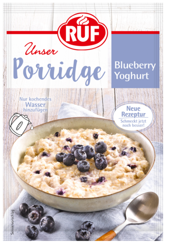 Porridge Blueberry Yoghurt