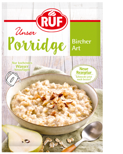 Bircher-style porridge