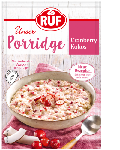 Porridge Cranberry-Kokos