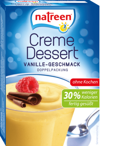 Vanilla-flavoured Natreen Cream Dessert