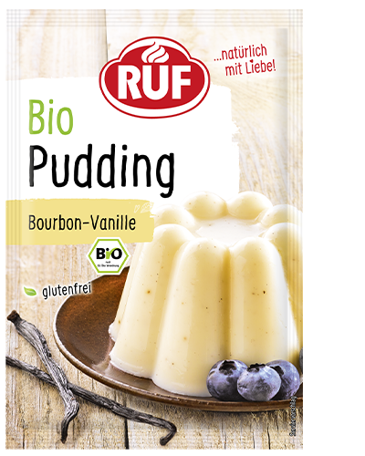 Bio Pudding Bourbon-Vanille